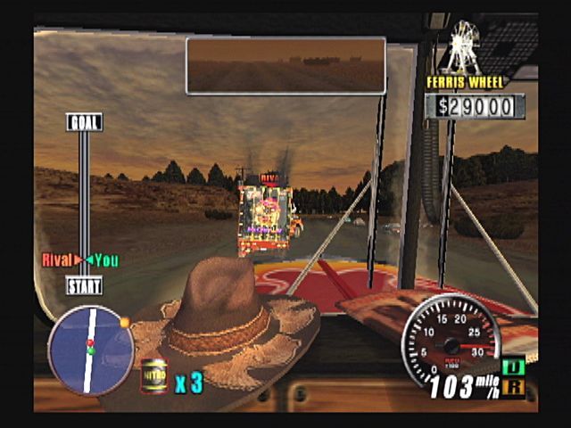 King of Route 66 screenshot 4 for Playstation 2